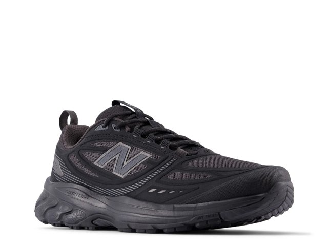 New Balance Men's M410V9 Trail Running Shoes | Black/Grey | Size 8