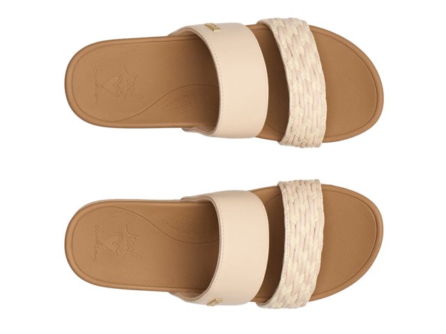 Banded Horizon Platform Sandal