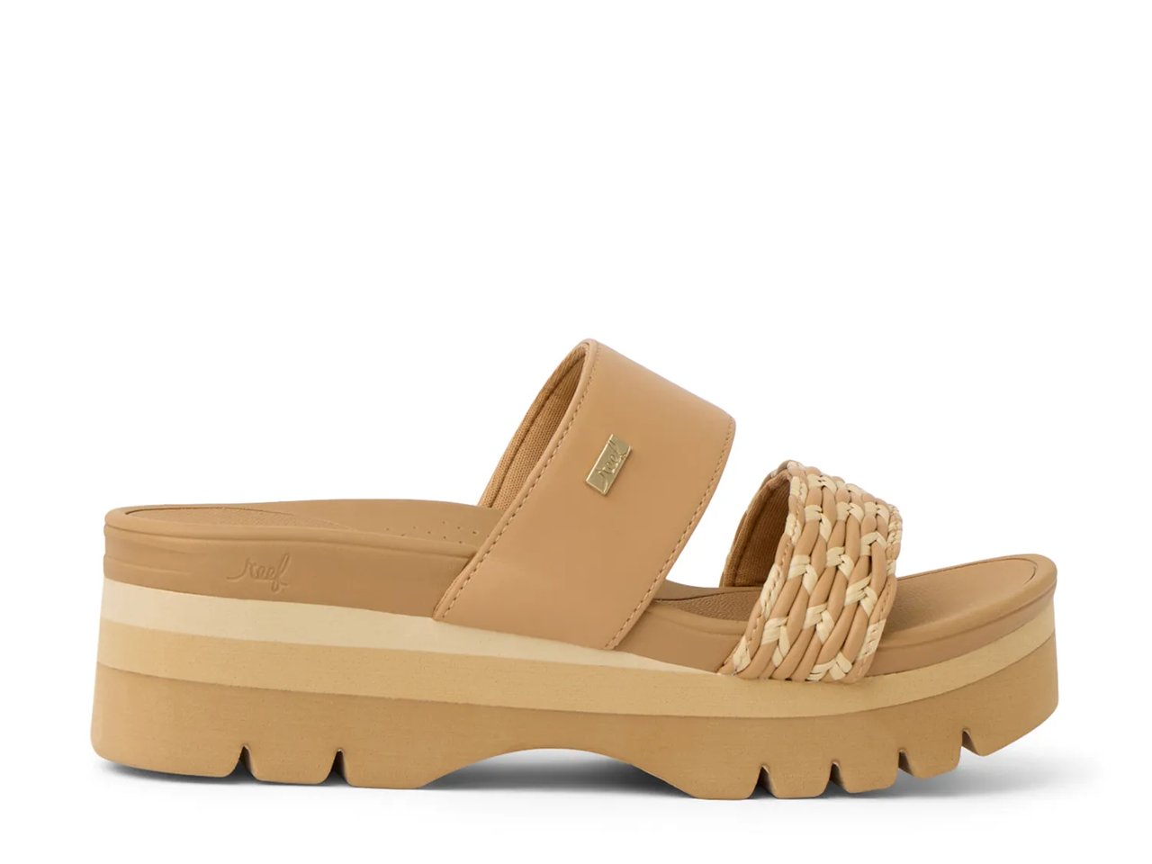 Banded Horizon Platform Sandal