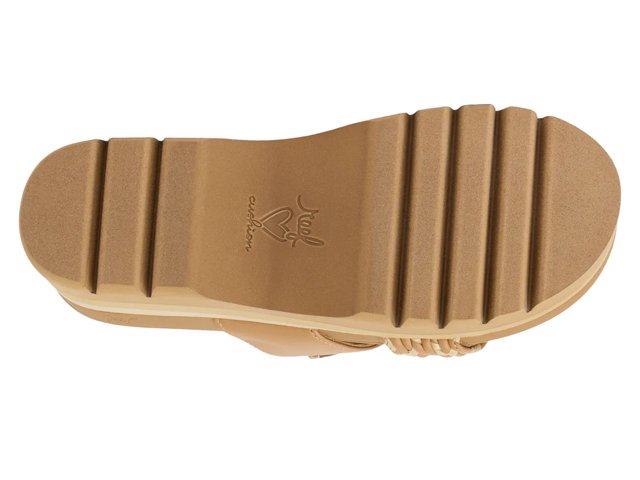 Banded Horizon Platform Sandal