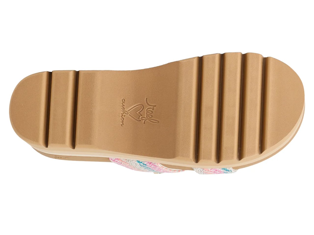 Banded Horizon Platform Sandal