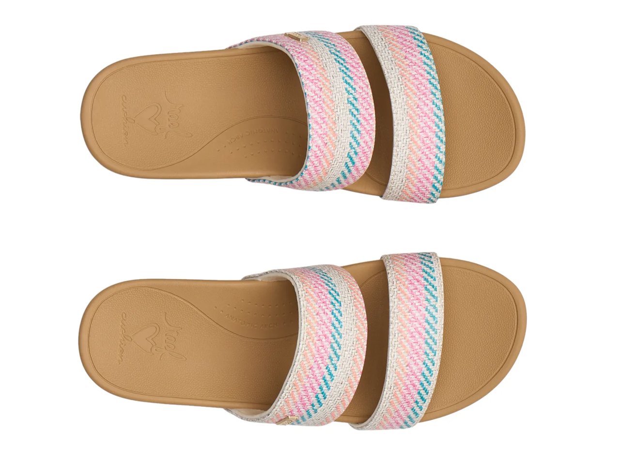 Banded Horizon Platform Sandal