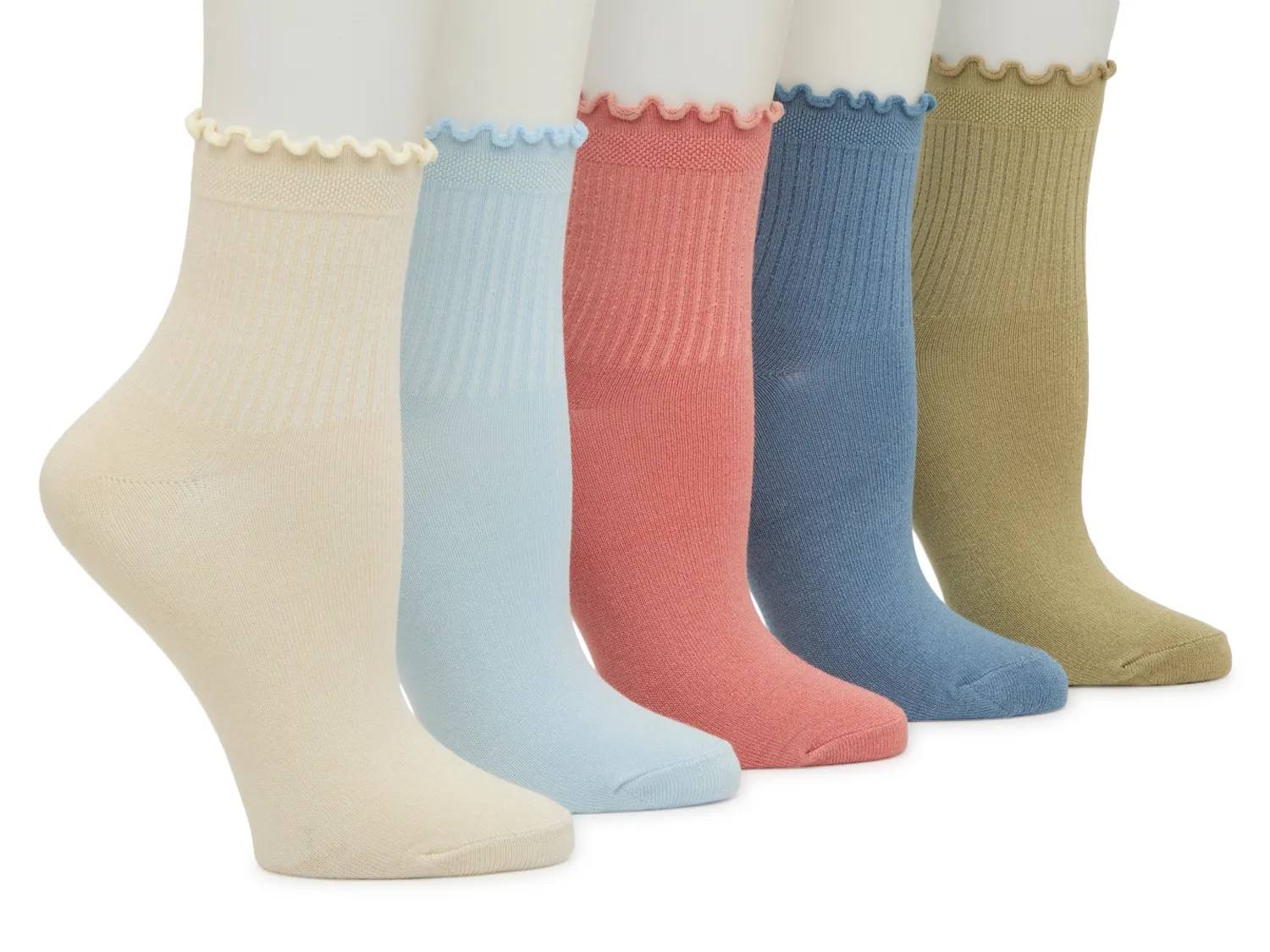 Solid Women's Ankle Socks - 5 Pack