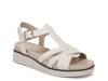 Grandoise Wedge Sandal White view