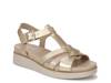 Grandoise Wedge Sandal Gold Metallic view
