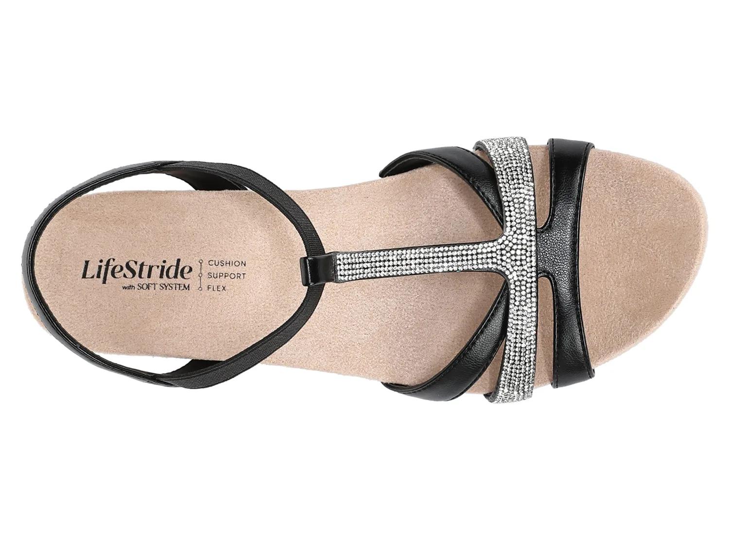 LifeStride Mimosa Wedge Sandal - Free Shipping | DSW