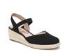 Pilar Espadrille Wedge Sandal Black view
