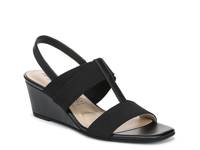 Sweet Wedge Sandal Black view
