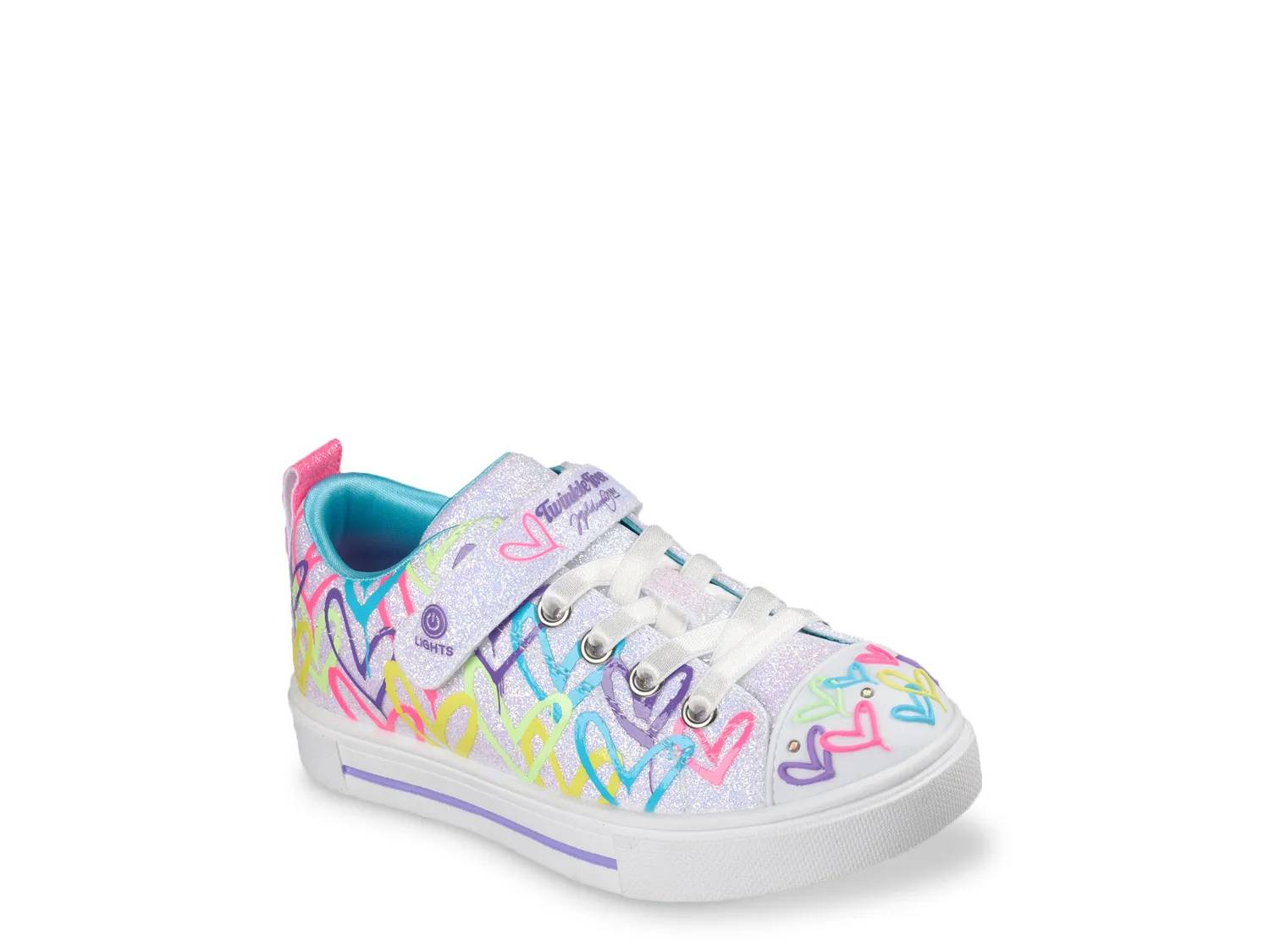 Twinkle Toes x JGoldcrown Twinkle Sparks Love Medley Light-Up Sneaker - Kids'