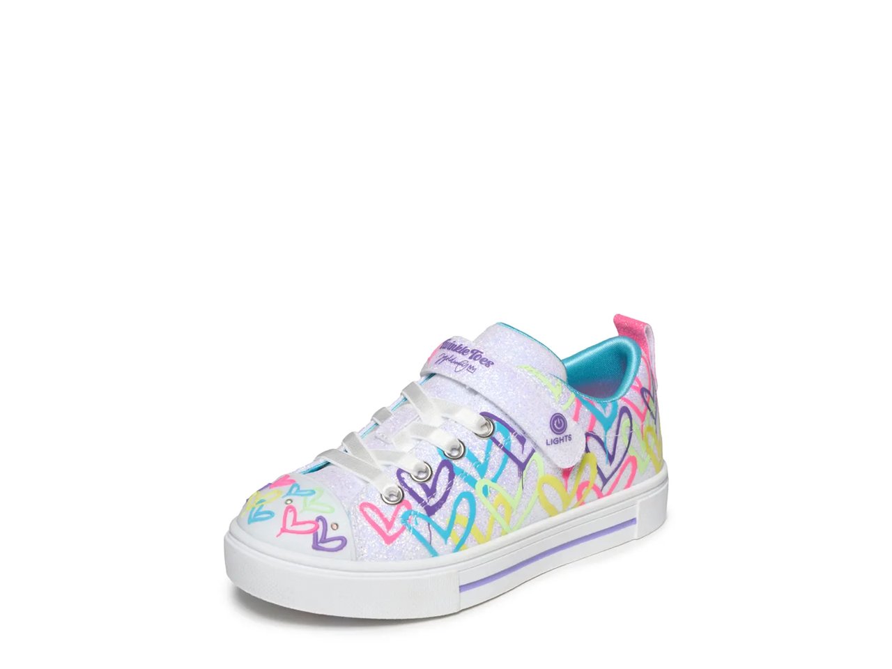 Twinkle Toes x JGoldcrown Twinkle Sparks Love Medley Light-Up Sneaker - Kids'