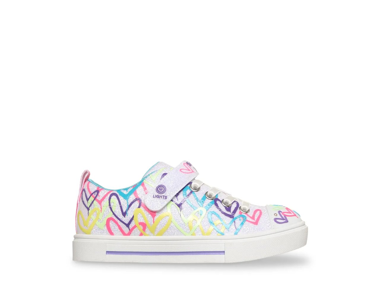 Twinkle Toes x JGoldcrown Twinkle Sparks Love Medley Light-Up Sneaker - Kids'
