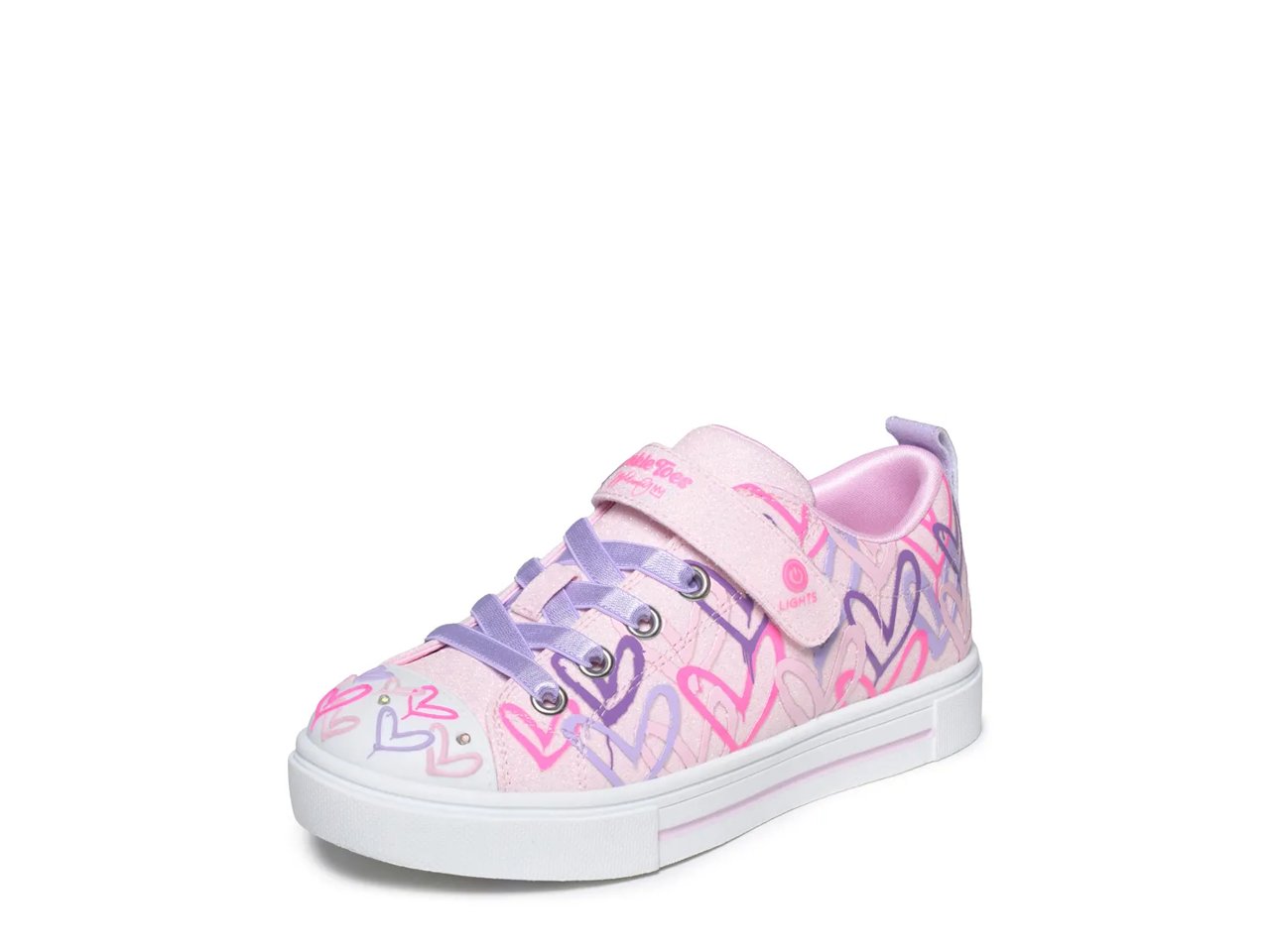 Twinkle Toes x JGoldcrown Twinkle Sparks Love Medley Light-Up Sneaker - Kids'