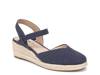 Pilar Espadrille Wedge Sandal Navy view