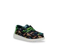 Wally Dino Slip-On - Kids' Black & Green view