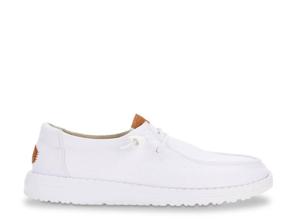 Featuring the women's HEYDUDE Wendy stretch canvas slip-on. Click to shop this shoe.