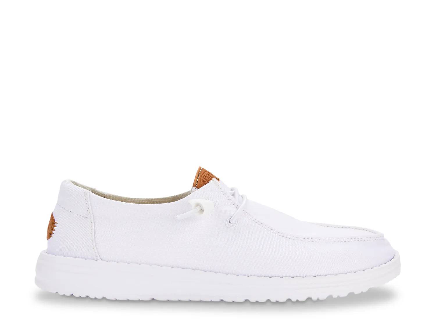 Featuring the women's HEYDUDE Wendy stretch canvas slip-on. Click to shop this shoe.