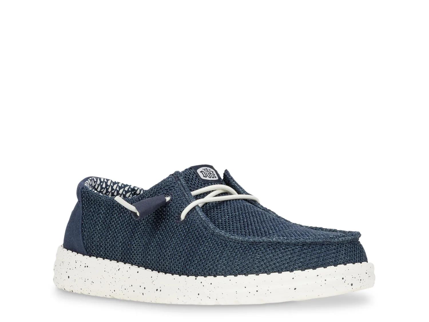 Hey Dude Wendy Stretch Sox SlipOn | Women's | Navy | Size 10 | Slip-Ons