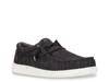 Wally Stretch Sox Slip-On - Men's Black/White view