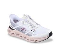 Hands Free Slip-ins: Glide-Step Altus - Fast Lane Slip-On Sneaker - Women's White/Pink view