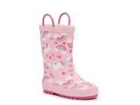 Unicorn Rain Boot - Kids' Medium Pink view