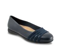 Drew Ballet Flat Navy view