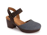 Merritt Platform Sandal Denim Blue view