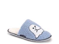 Novelty Punch Needle Slipper - Women's Light Blue Ghost view