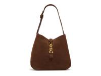 Soffietta Luxe Suede Bucket Bag Brown Suede view