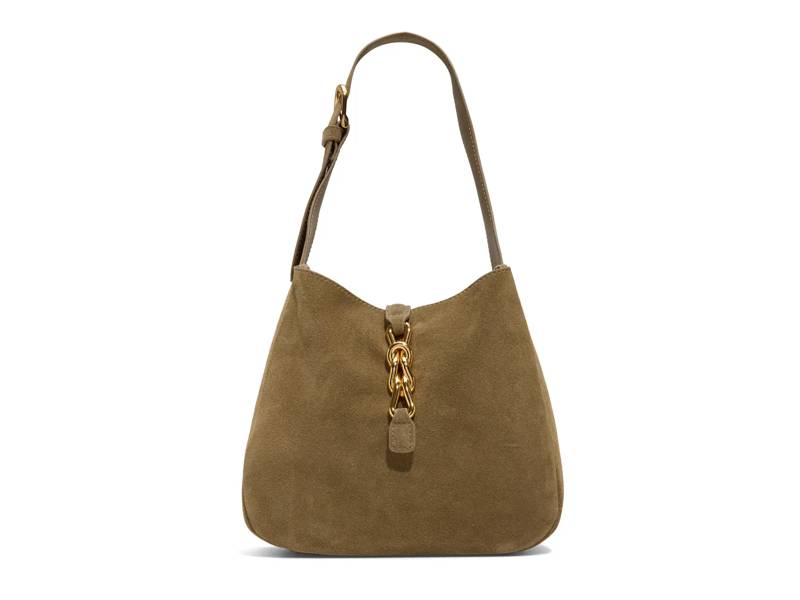 Soffietta Luxe Suede Bucket Bag