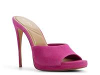 Rivieraa Platform Sandal Dark Pink Leather view