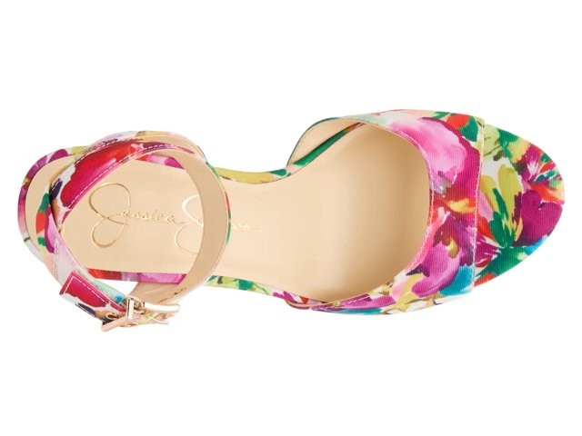 Jessica Simpson Mauvien Wedge Sandal - Free Shipping | DSW