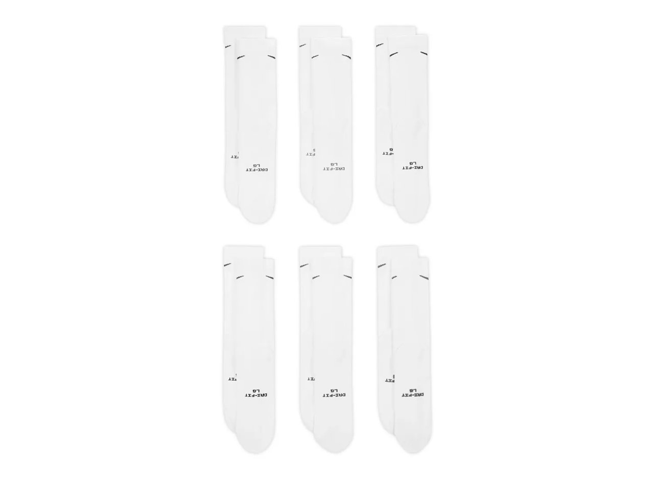 Everyday Elevated Crew Socks - 6 Pack