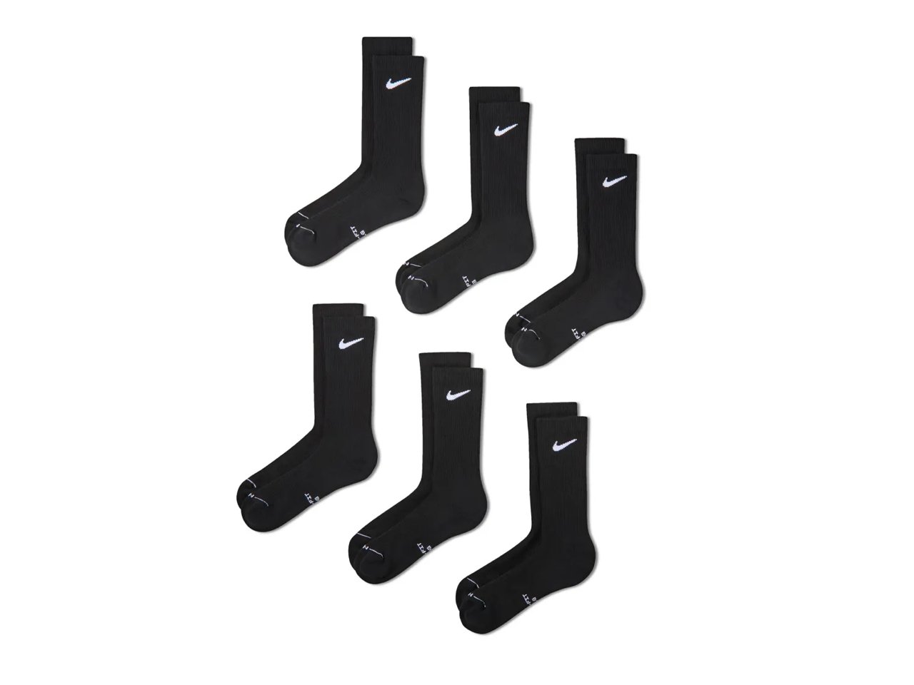Everyday Elevated Crew Socks - 6 Pack