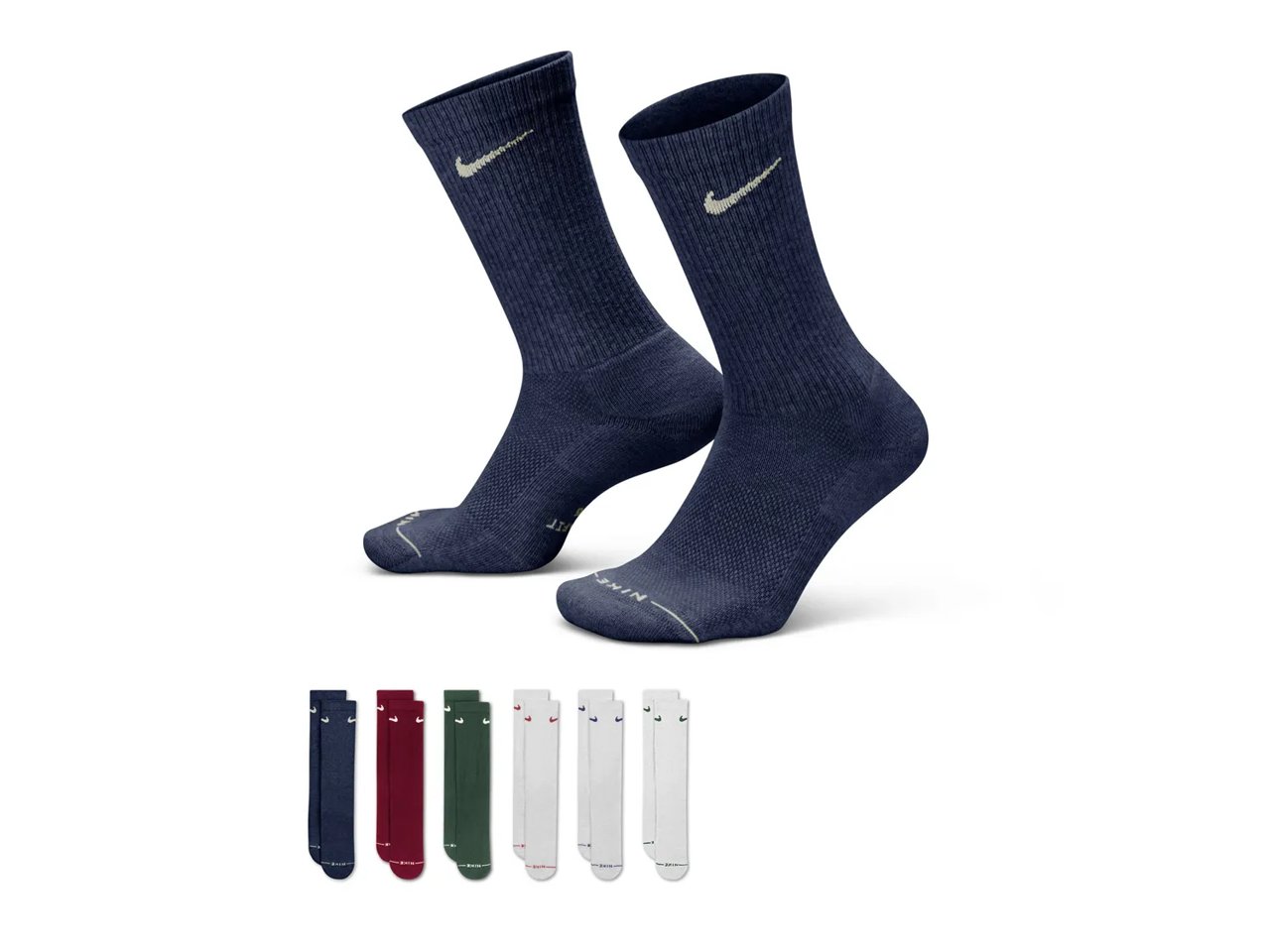 Everyday Elevated Crew Socks - 6 Pack