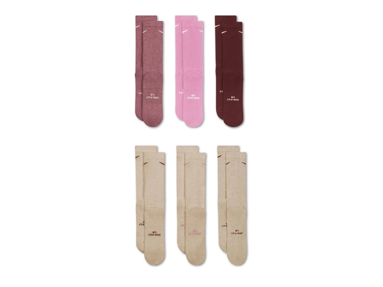 Everyday Elevated Crew Socks - 6 Pack