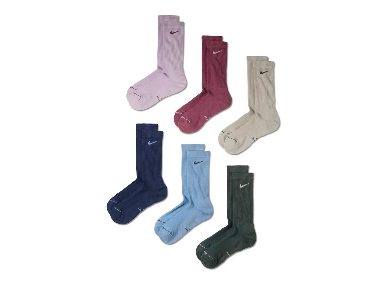 Everyday Elevated Crew Socks - 6 Pack