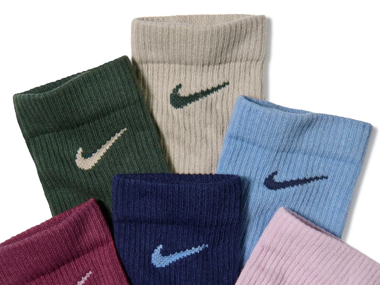 Everyday Elevated Crew Socks - 6 Pack