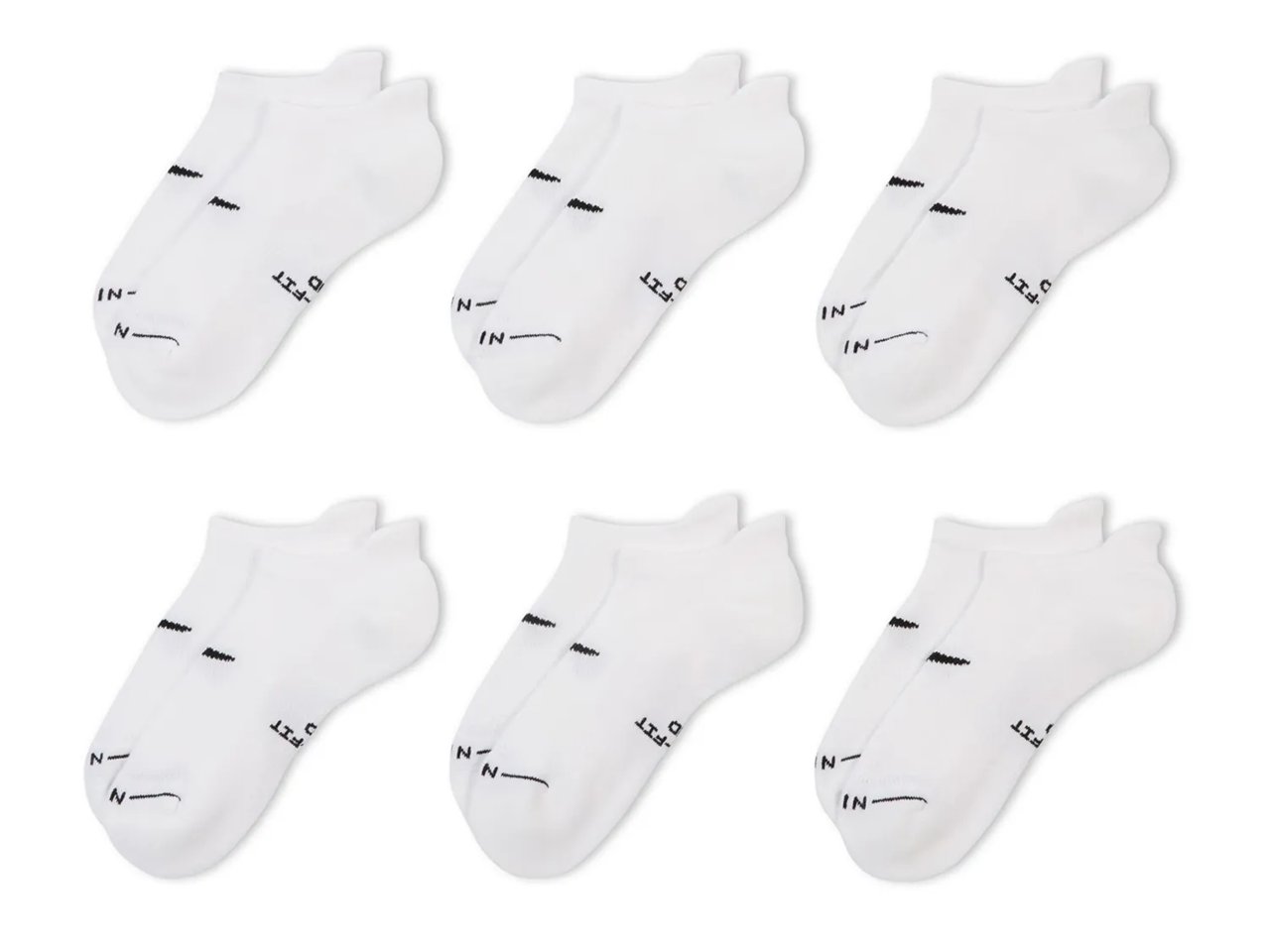 Everyday Elevated No Show Socks - 6 Pack