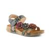 Alldayer Sandal Navy/Multicolor view