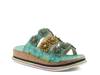 Owlish Wedge Sandal Mint Green/Multicolor view