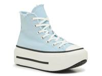 Double Stack Platform High-Top Sneaker - Women's Sky Blue view