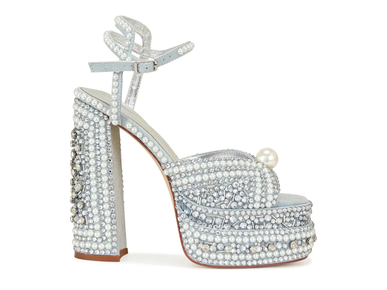 Something Blue Platform Sandal