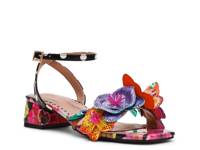 Maranda Sandal Black Multicolor Floral Print view