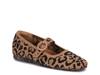 Naomi Mary Jane Flat Black/Tan Leopard Print view