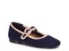 Naomi Mary Jane Flat Navy view