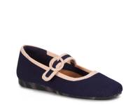 Naomi Mary Jane Flat Navy view