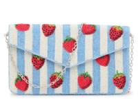 Strawberry Stripe Clutch Multicolor view
