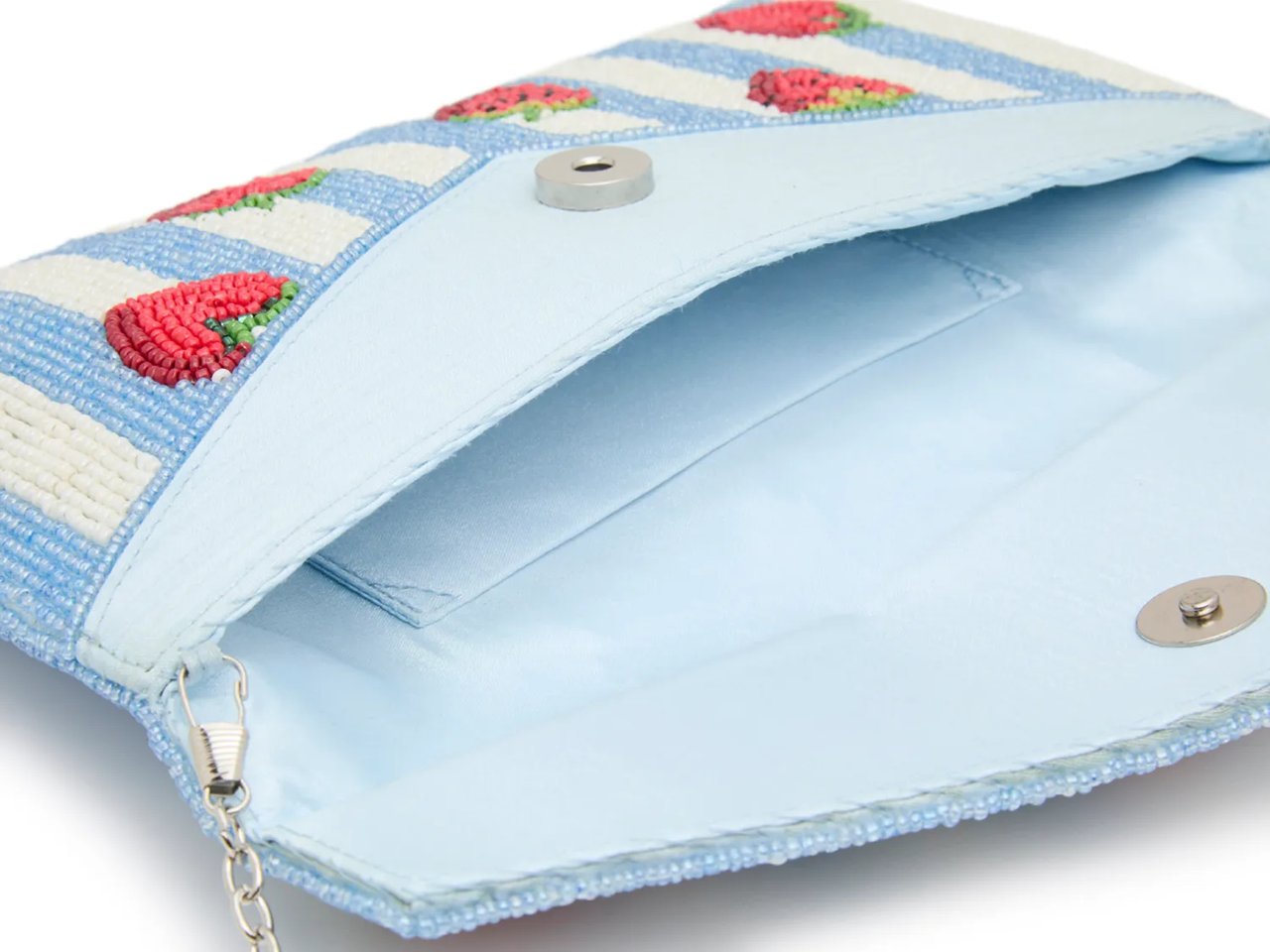 Strawberry Stripe Clutch