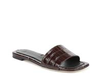 Valeria Sandal - Women's Brown Croc Print Leather view