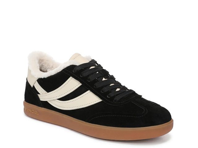 (取寄) ヴィンス レディース オアシス シアリング レース-アップ シューズ Vince women Oasis Shearling Lace-up Shoes Sandtrail Vince Oasis Shearling Sneaker - Women's - Free Shipping | DSW